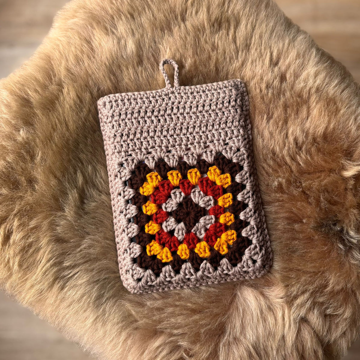 Gehaakte e-reader Hoes - Granny Square