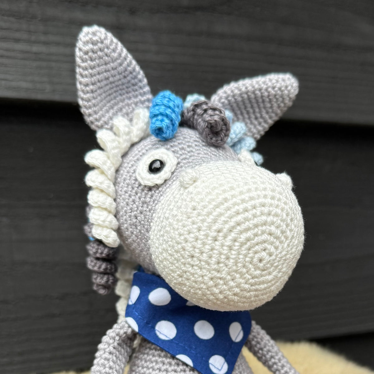 Gehaakte Knuffel Ezel Eden