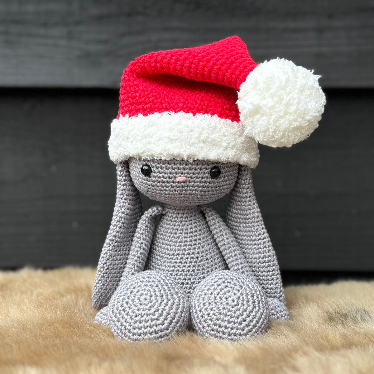 GRATIS Haakpatroon kerstmuts konijn Bibi